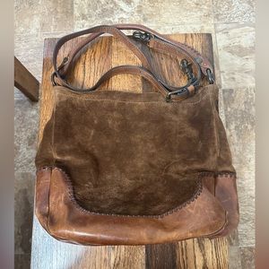 Frye Melissa Whipstitch Suede/Leather Hobo
Brown Bag